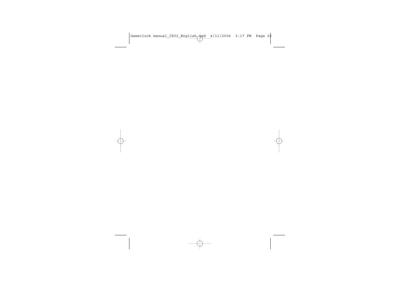 Saitek competition game clock | Saitek Game Clock User Manual | Page 12 / 12