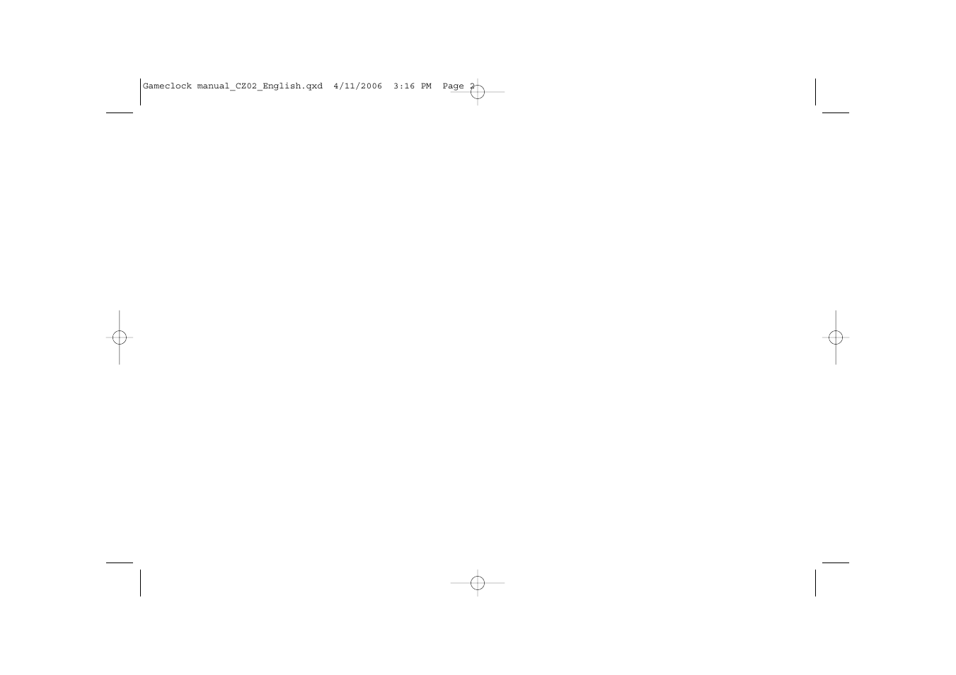 Saitek Game Clock User Manual | Page 2 / 12