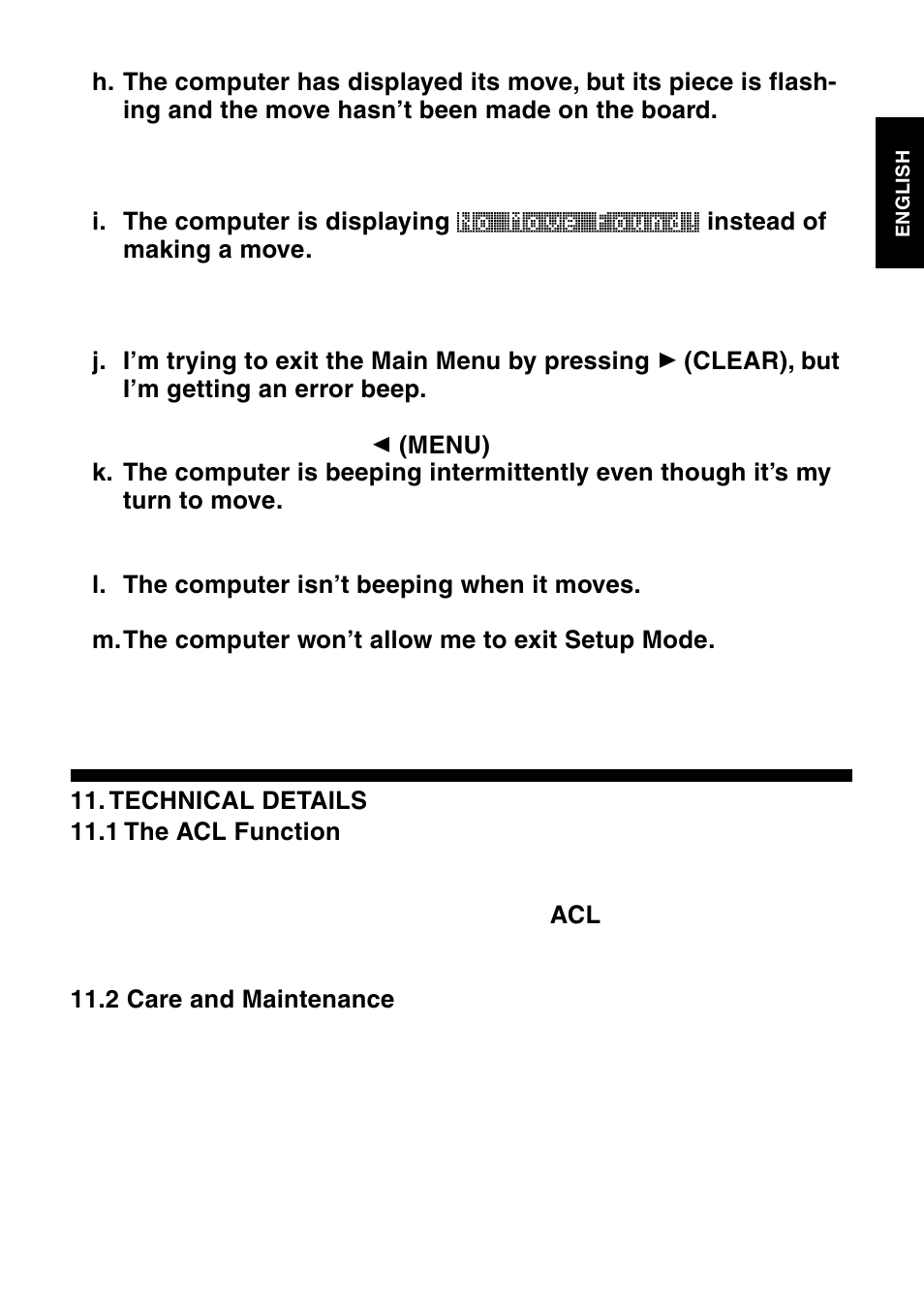 Saitek Mephisto Maestro Travel Chess Computer User Manual | Page 31 / 209