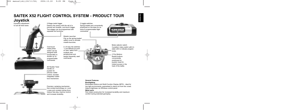 Saitek X52 User Manual | 77 pages