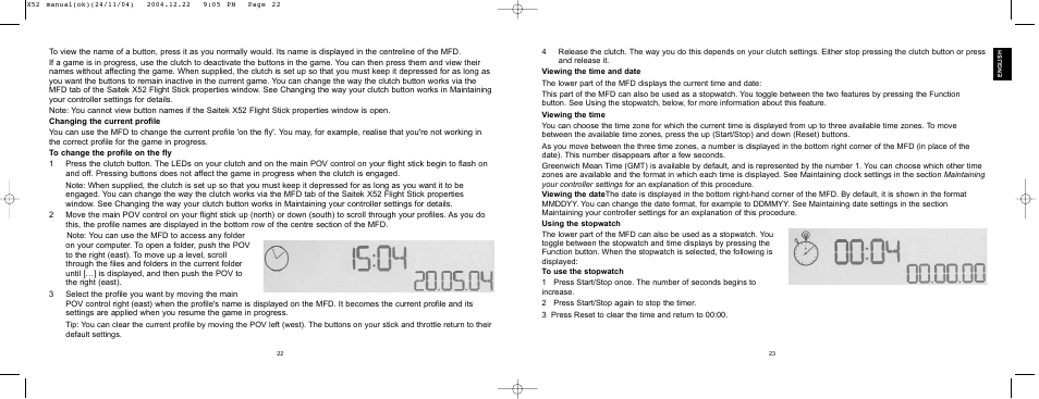 Saitek X52 User Manual | Page 11 / 77