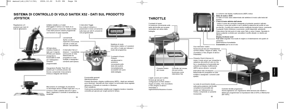 Throttle | Saitek X52 User Manual | Page 47 / 77