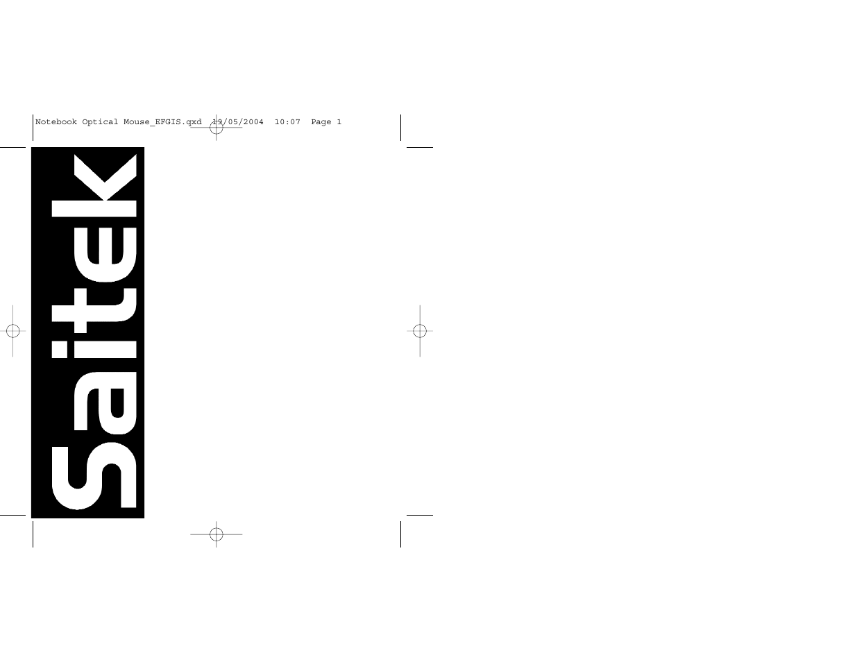 Saitek Notebook Optical Mouse User Manual | 13 pages