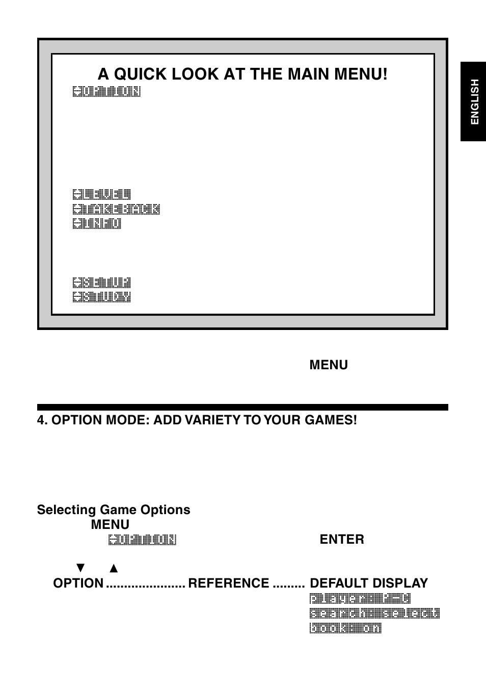 A quick look at the main menu | Saitek Mephisto Touch Screen Travel Chess User Manual | Page 11 / 208
