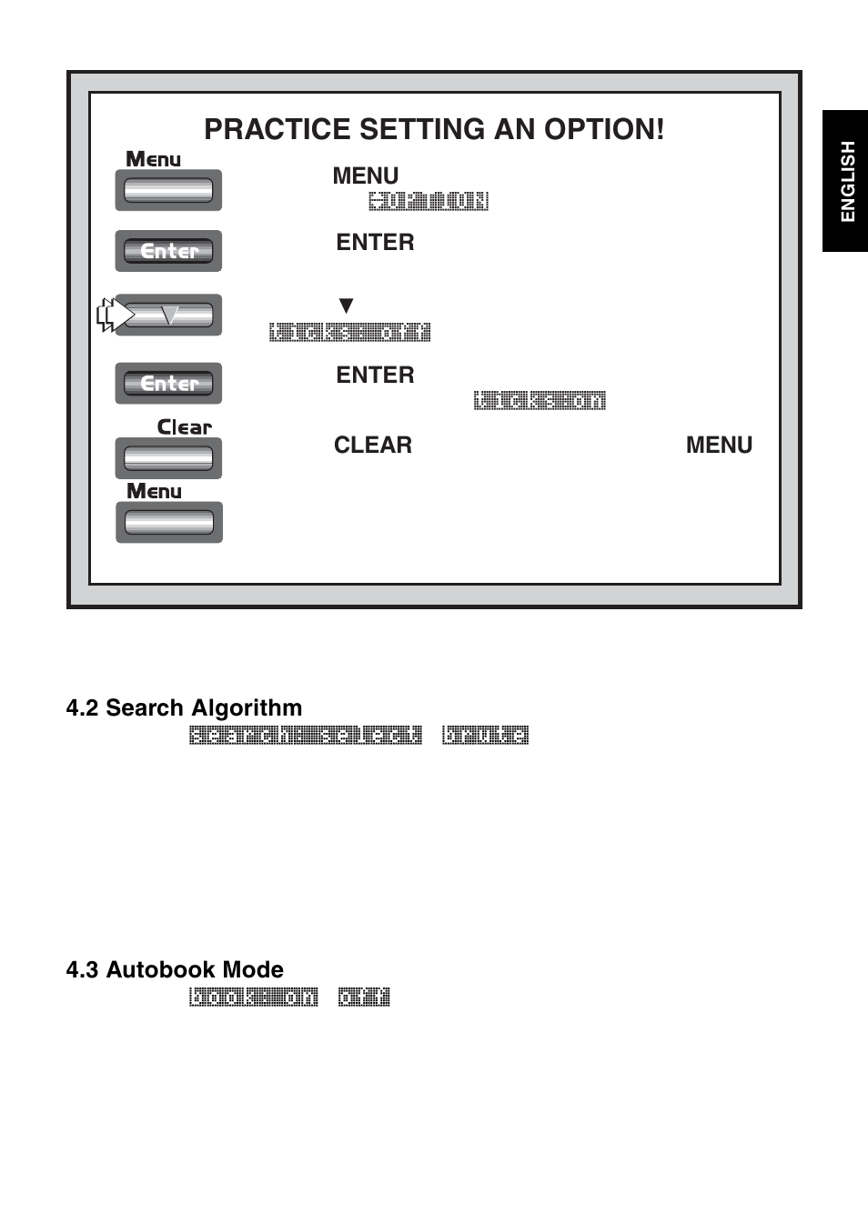 Practice setting an option | Saitek Mephisto Touch Screen Travel Chess User Manual | Page 13 / 208