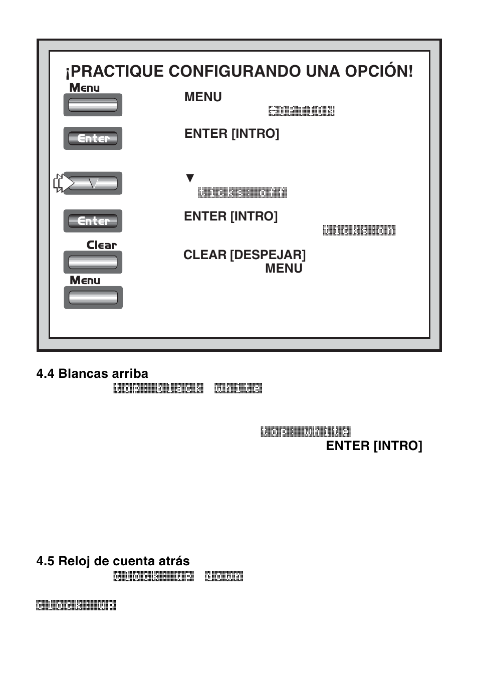 Practique configurando una opción | Saitek Mephisto Touch Screen Travel Chess User Manual | Page 146 / 208