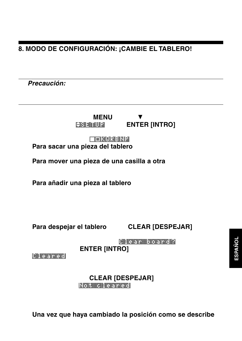 Saitek Mephisto Touch Screen Travel Chess User Manual | Page 161 / 208
