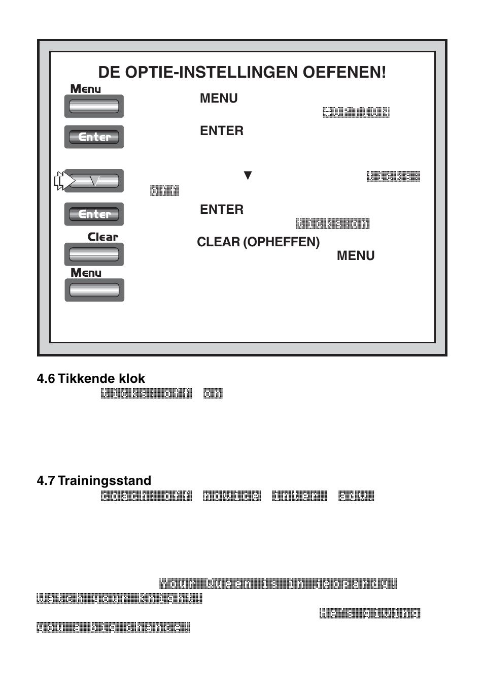 De optie-instellingen oefenen | Saitek Mephisto Touch Screen Travel Chess User Manual | Page 182 / 208