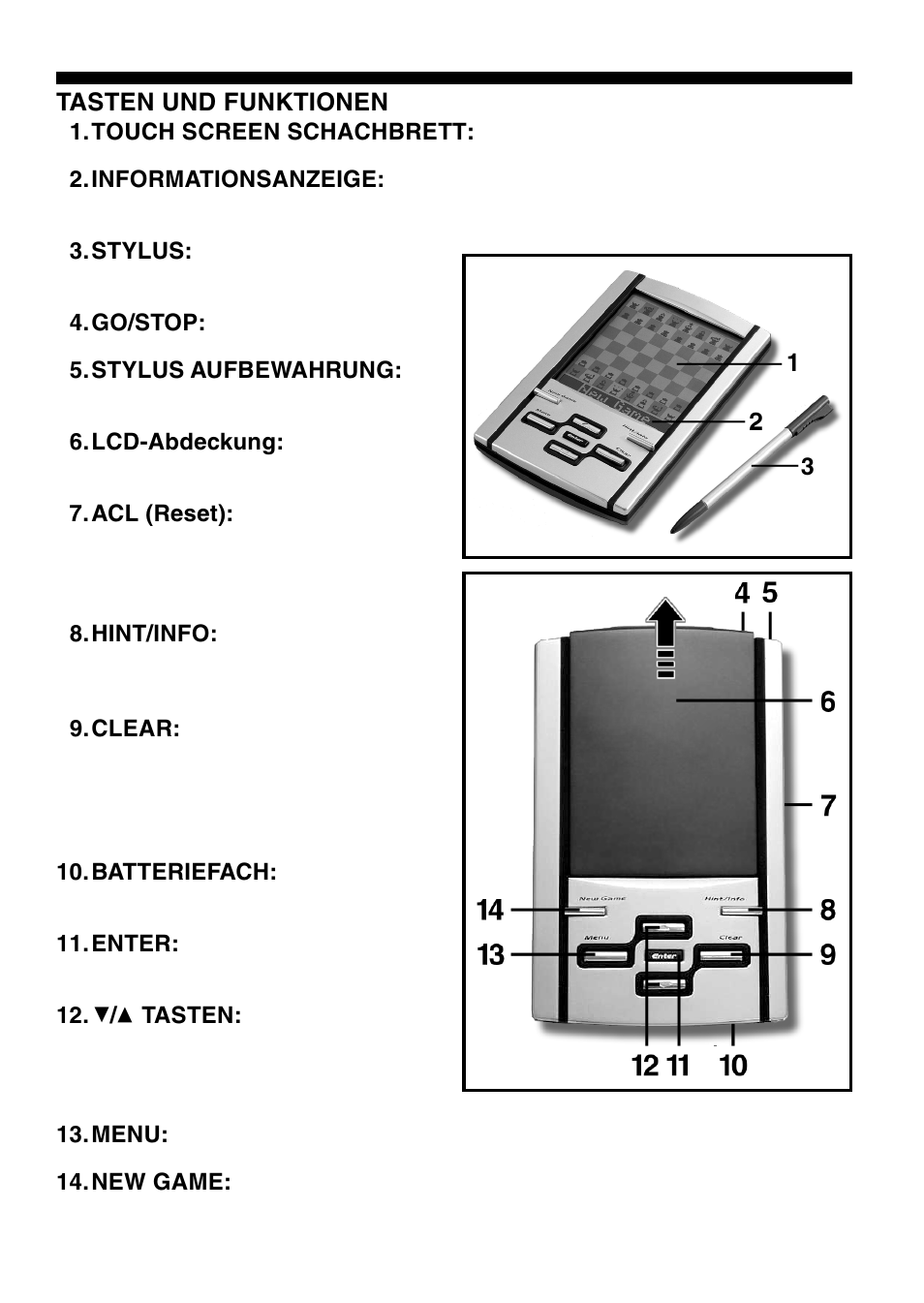 Saitek Mephisto Touch Screen Travel Chess User Manual | Page 36 / 208