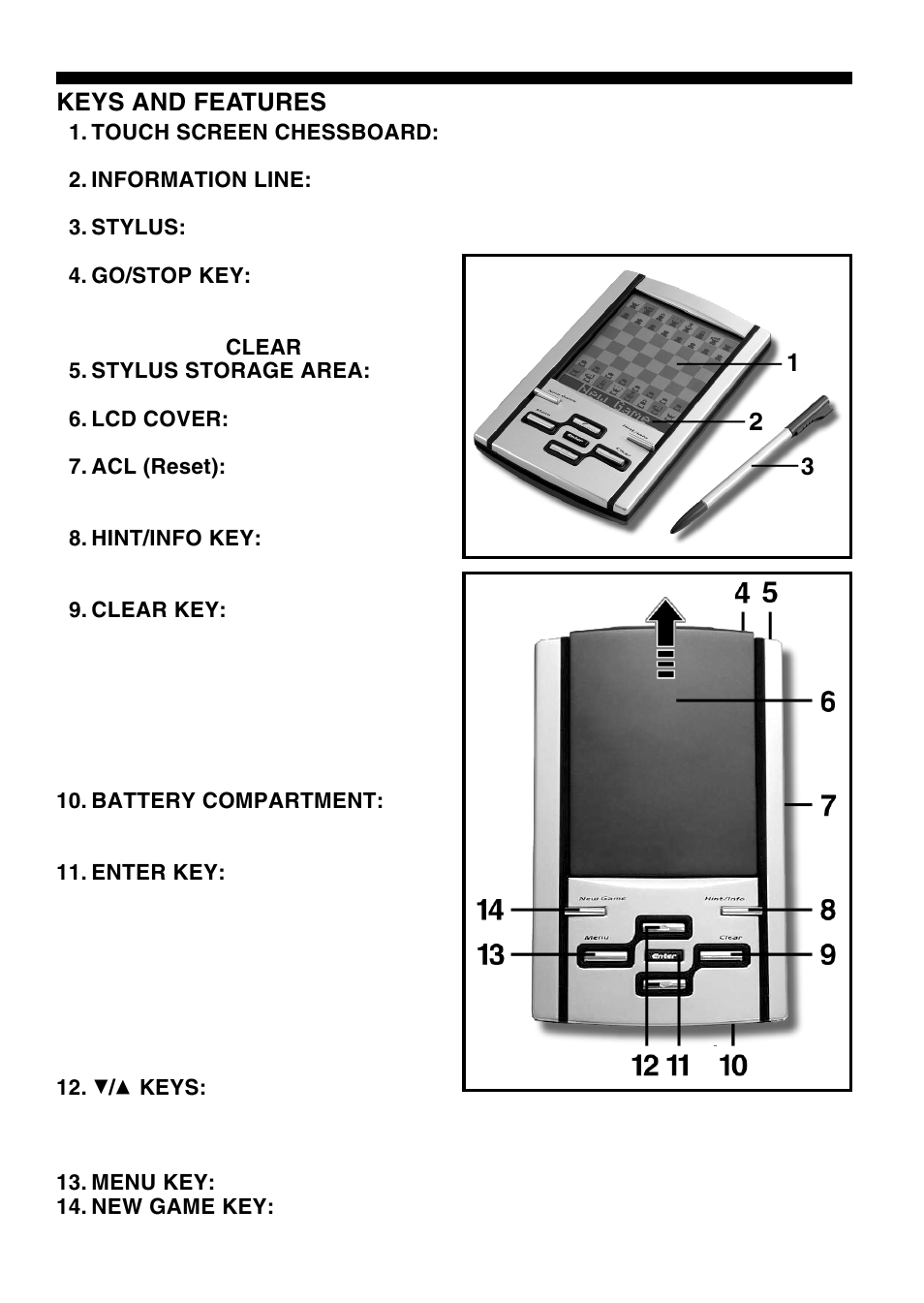 Saitek Mephisto Touch Screen Travel Chess User Manual | Page 4 / 208