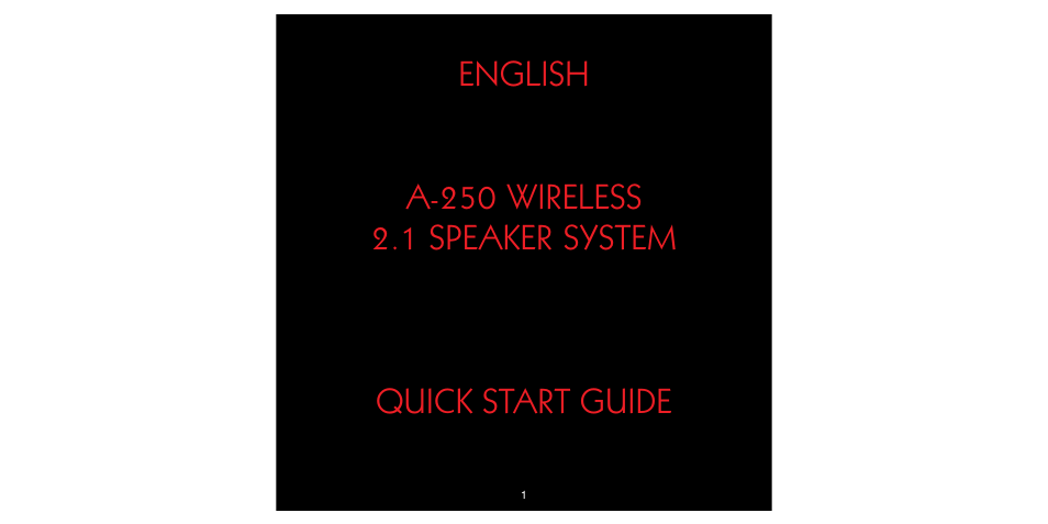 Saitek A-250 User Manual | Page 2 / 37