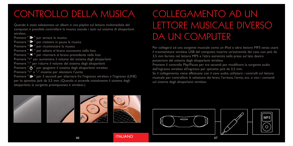 Controllo della musica | Saitek A-250 User Manual | Page 25 / 37