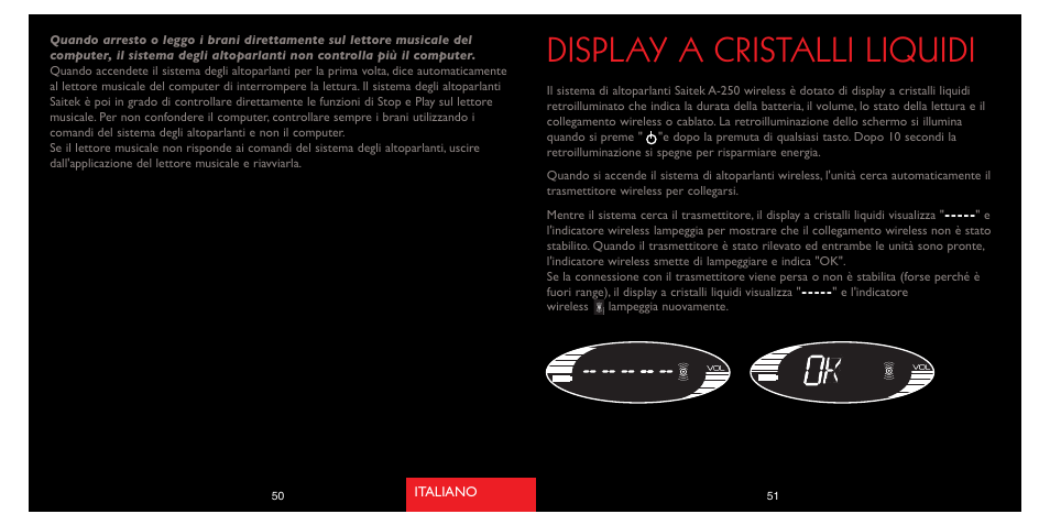 Display a cristalli liquidi | Saitek A-250 User Manual | Page 27 / 37