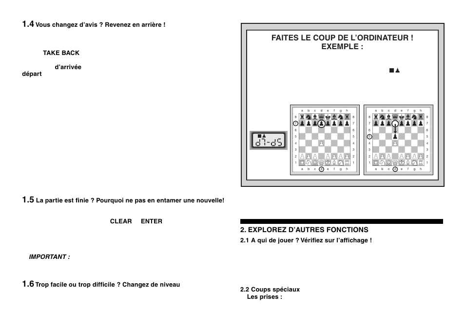 Saitek chess User Manual | Page 44 / 81