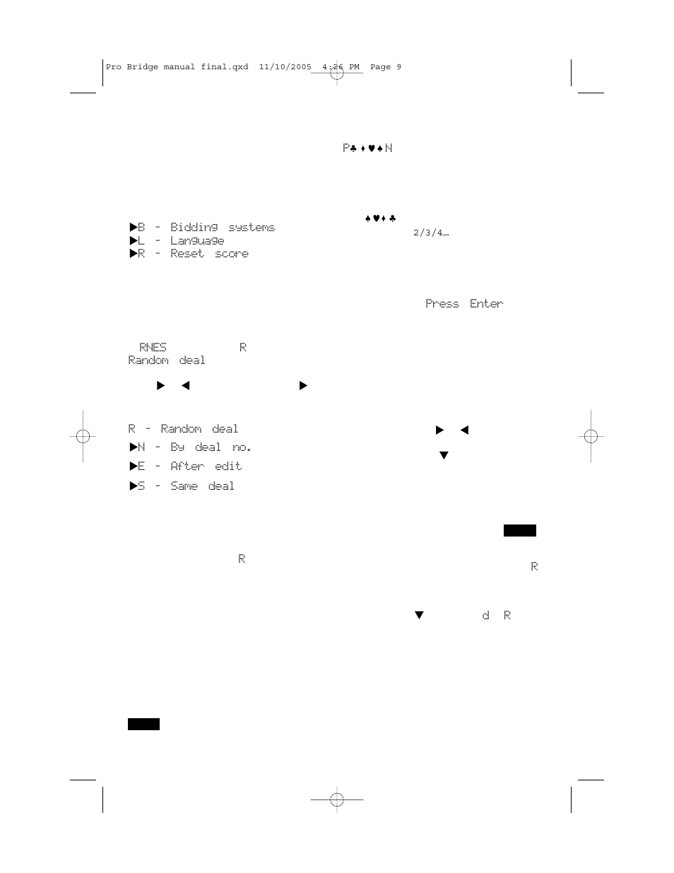 W e r q, Q r e w | Saitek 311 User Manual | Page 9 / 24