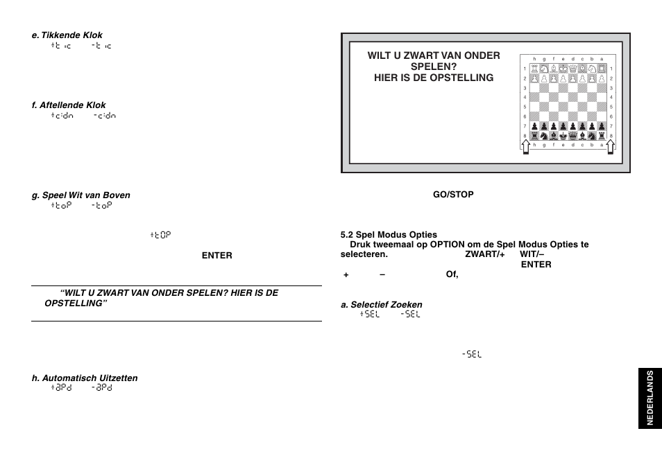 Saitek Mephisto Expert Travel Chess User Manual | Page 101 / 107