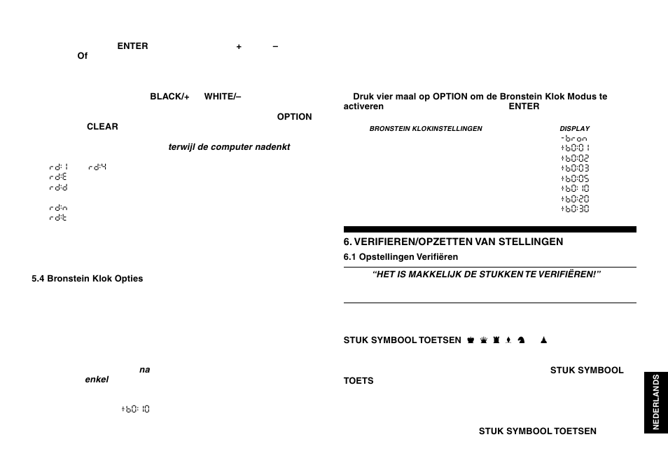 Saitek Mephisto Expert Travel Chess User Manual | Page 103 / 107