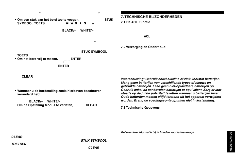 Saitek Mephisto Expert Travel Chess User Manual | Page 105 / 107