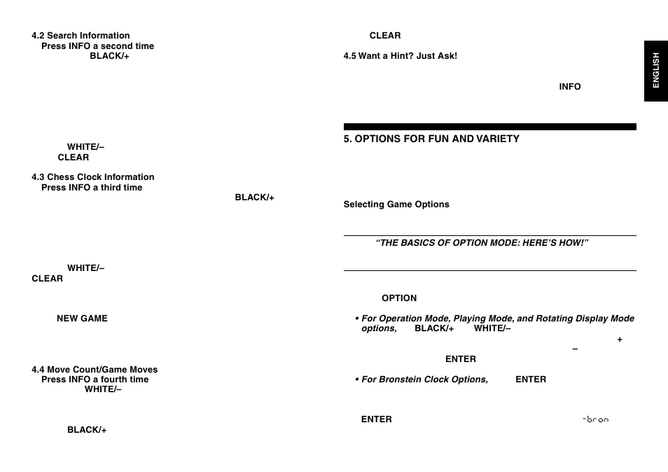 Saitek Mephisto Expert Travel Chess User Manual | Page 13 / 107