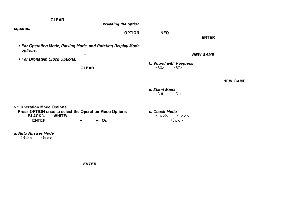 Saitek Mephisto Expert Travel Chess User Manual | Page 14 / 107