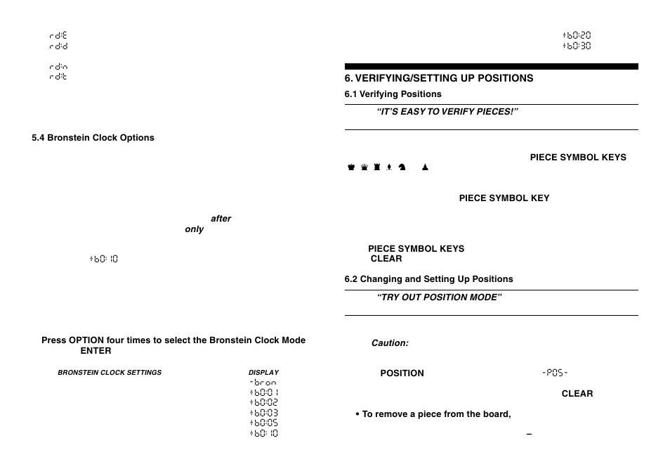 Saitek Mephisto Expert Travel Chess User Manual | Page 18 / 107