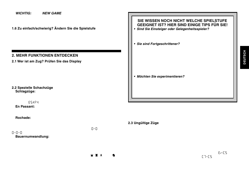 Saitek Mephisto Expert Travel Chess User Manual | Page 27 / 107
