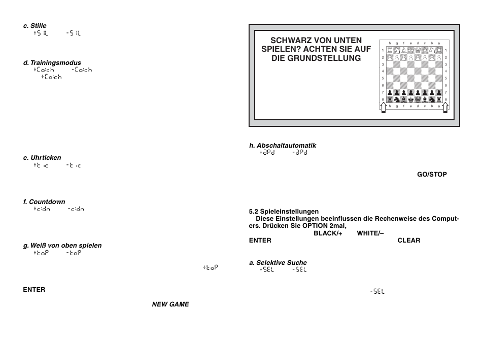 Saitek Mephisto Expert Travel Chess User Manual | Page 36 / 107
