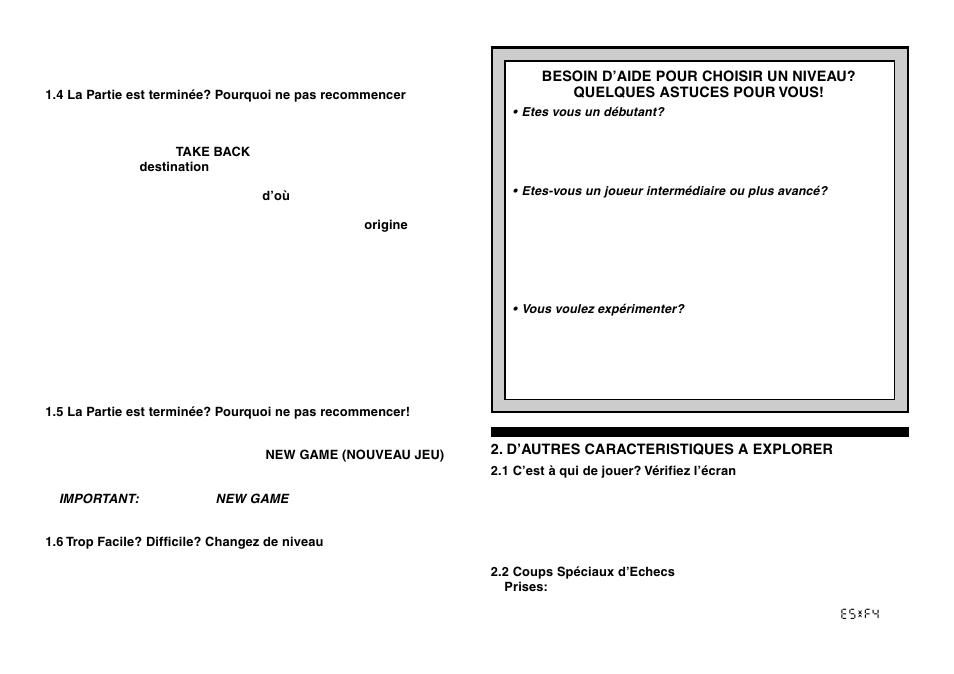 Saitek Mephisto Expert Travel Chess User Manual | Page 46 / 107