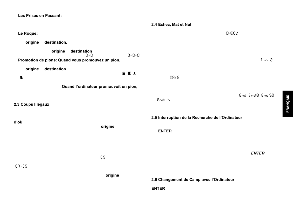 Saitek Mephisto Expert Travel Chess User Manual | Page 47 / 107