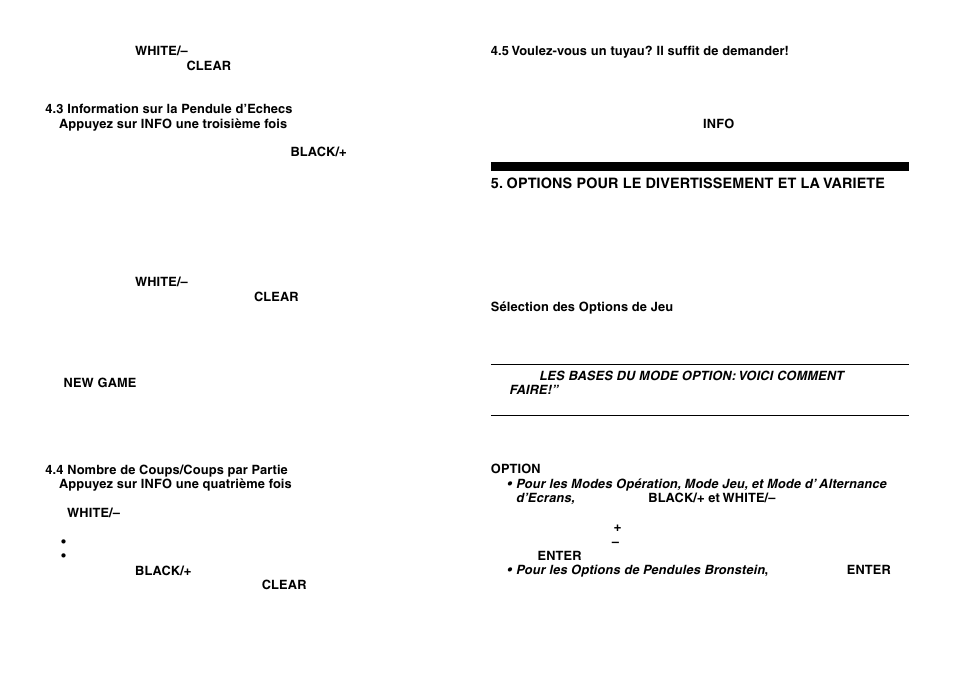 Saitek Mephisto Expert Travel Chess User Manual | Page 54 / 107