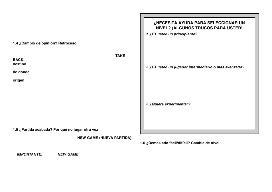 Saitek Mephisto Expert Travel Chess User Manual | Page 68 / 107
