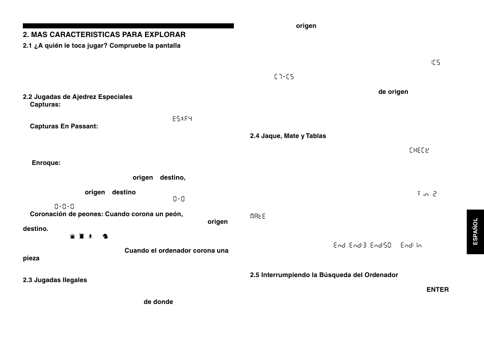 Saitek Mephisto Expert Travel Chess User Manual | Page 69 / 107