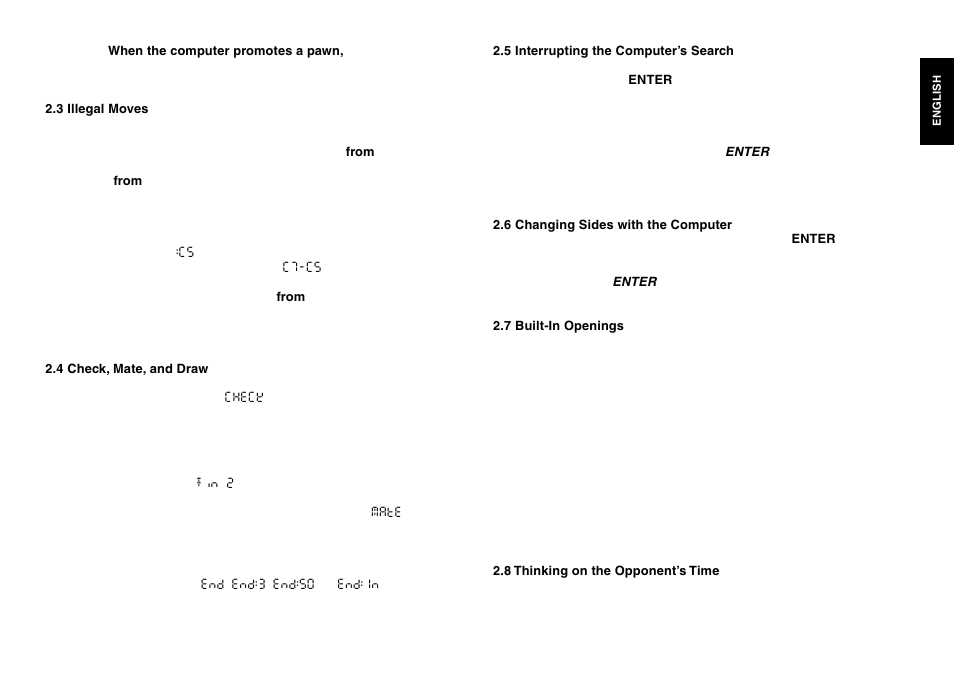 Saitek Mephisto Expert Travel Chess User Manual | Page 7 / 107