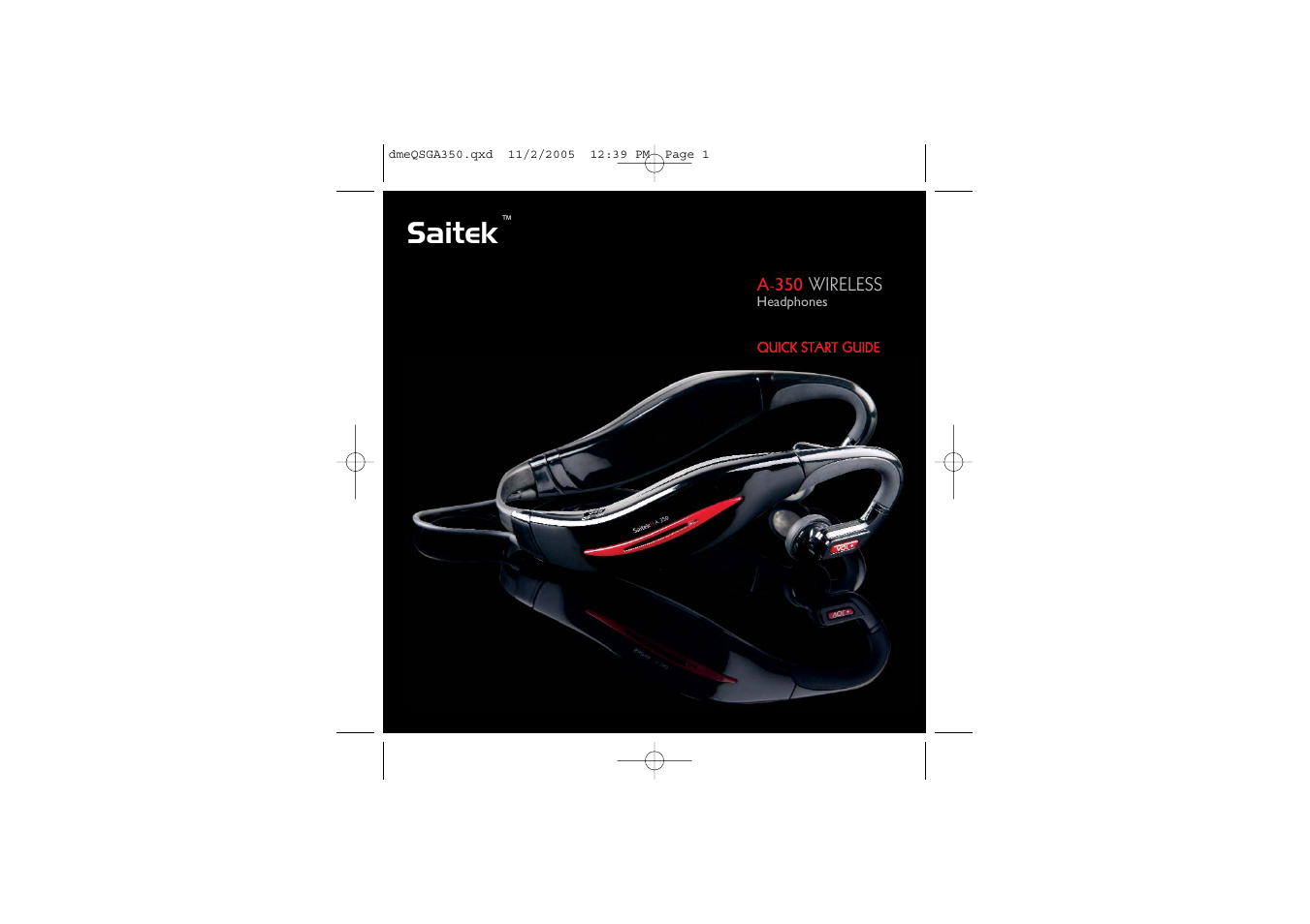 Saitek TM A-350 User Manual | 17 pages