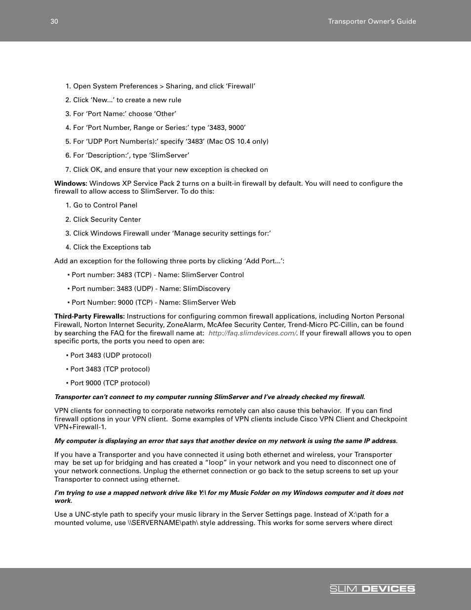 Getting more information | Slim Devices SLIM DEVICES User Manual | Page 32 / 36