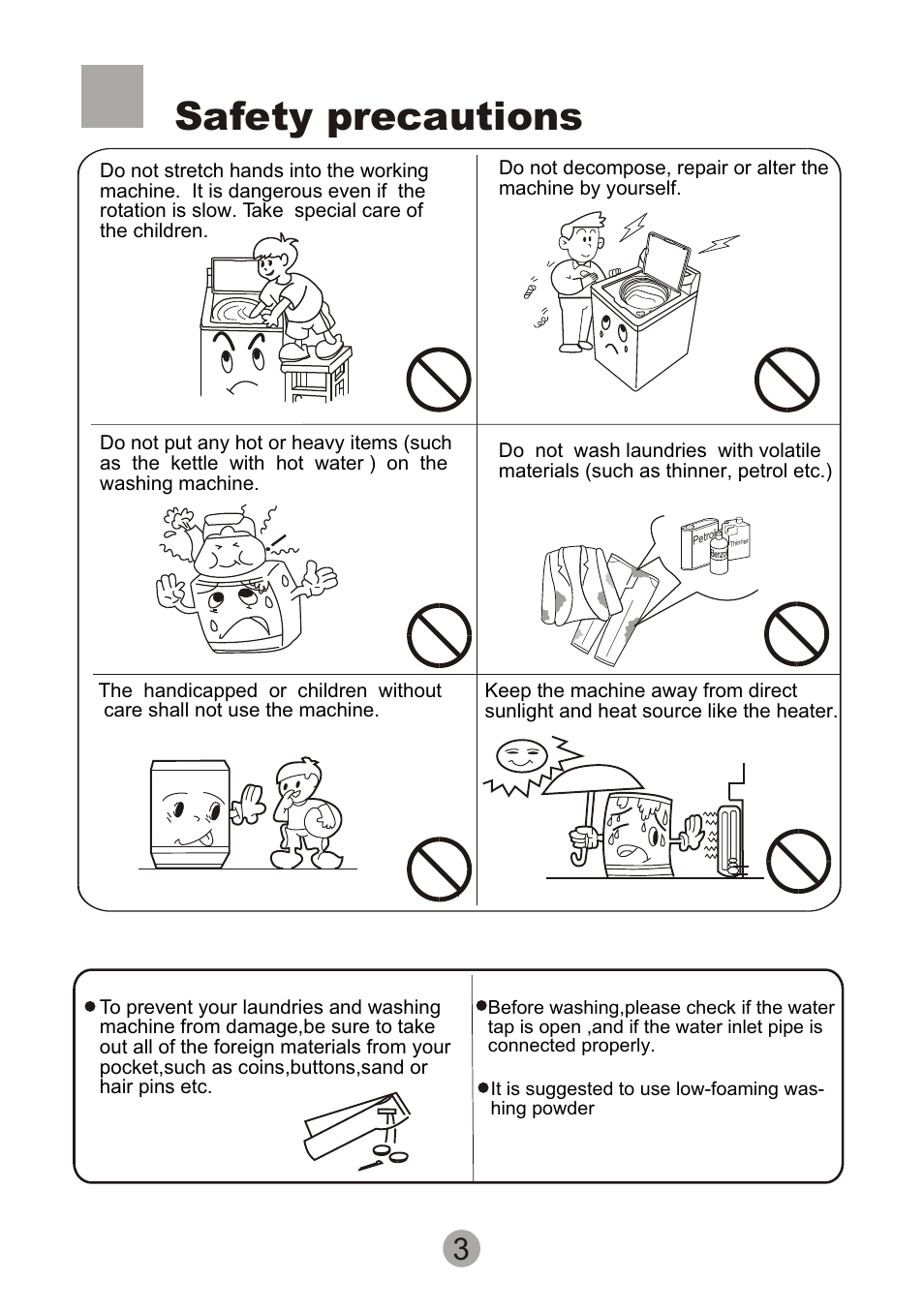 Т³гж 5, Safety precautions | Signature Housewares SIG100-97 User Manual | Page 5 / 20