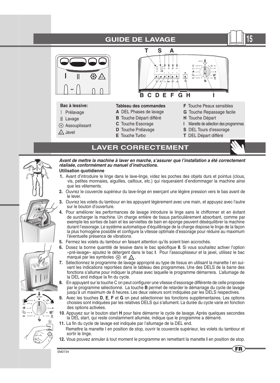 Guide de lavage, Laver correctement | Ardo TLN106S User Manual | Page 15 / 44