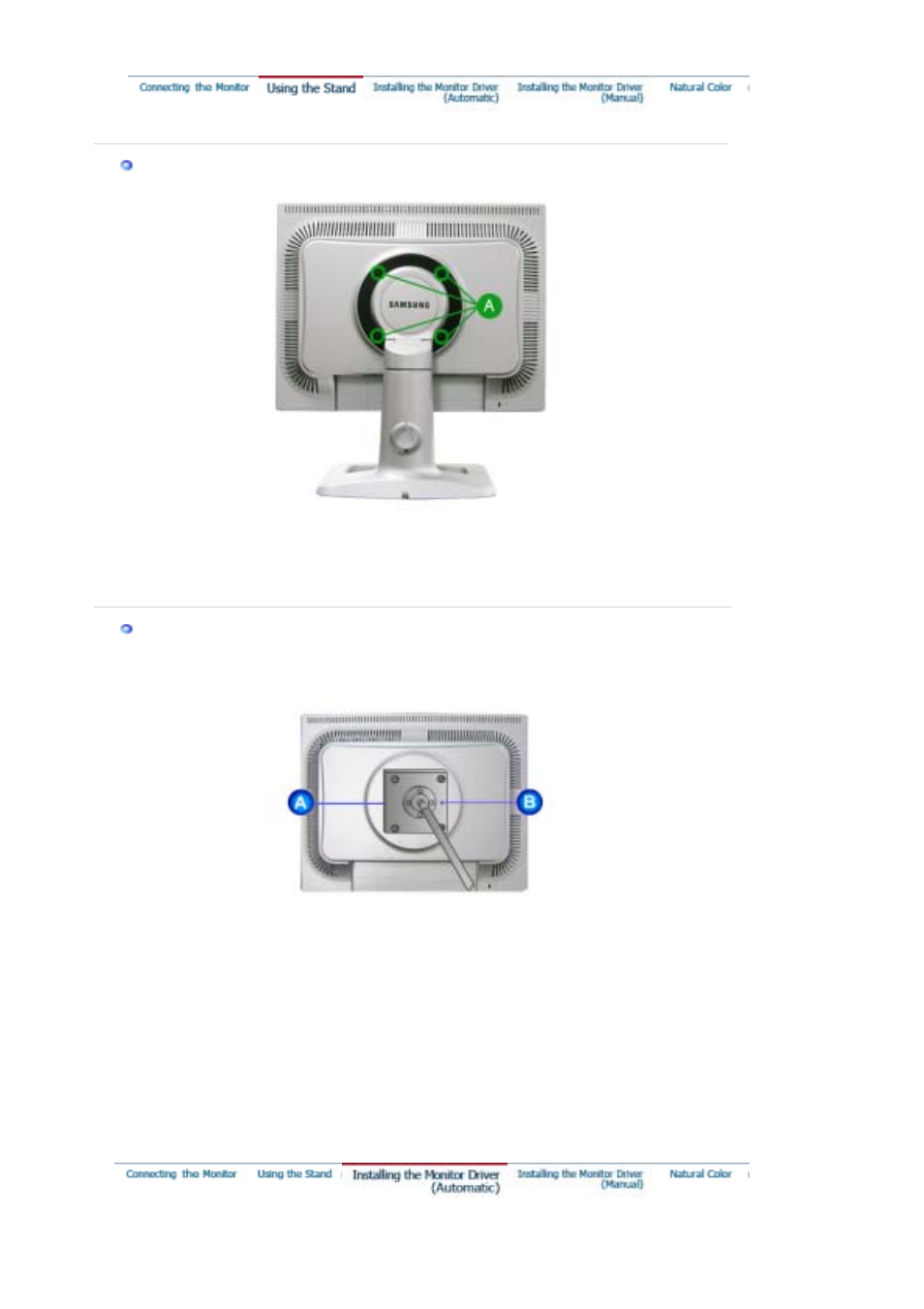 Using the stand | Samsung 204T User Manual | Page 15 / 72