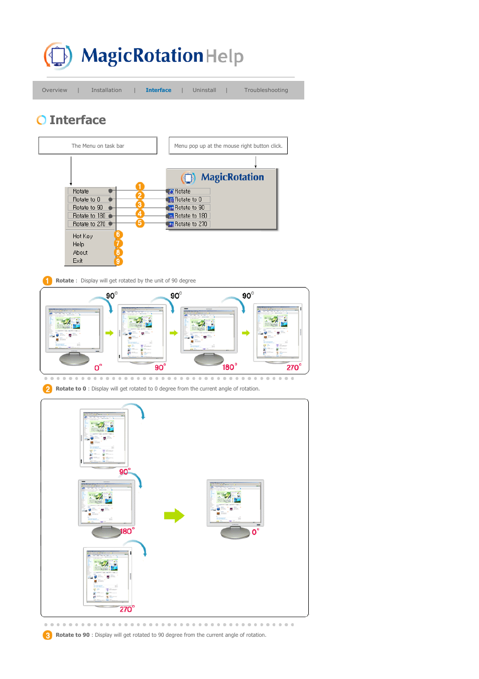 Interface | Samsung 204T User Manual | Page 52 / 72