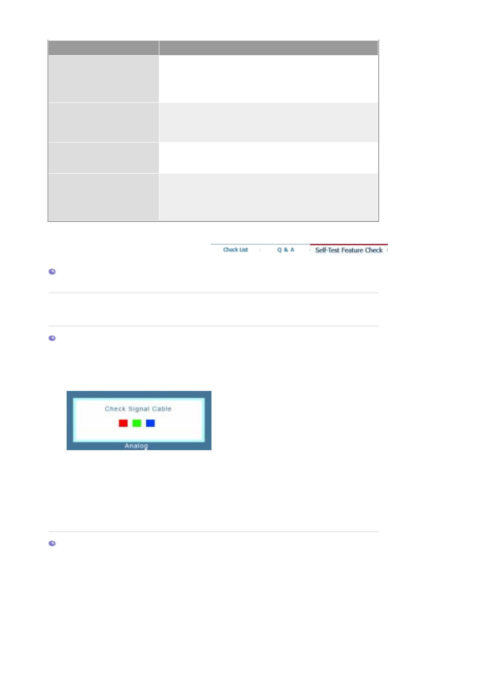 Self-test feature check | Samsung 204T User Manual | Page 60 / 72