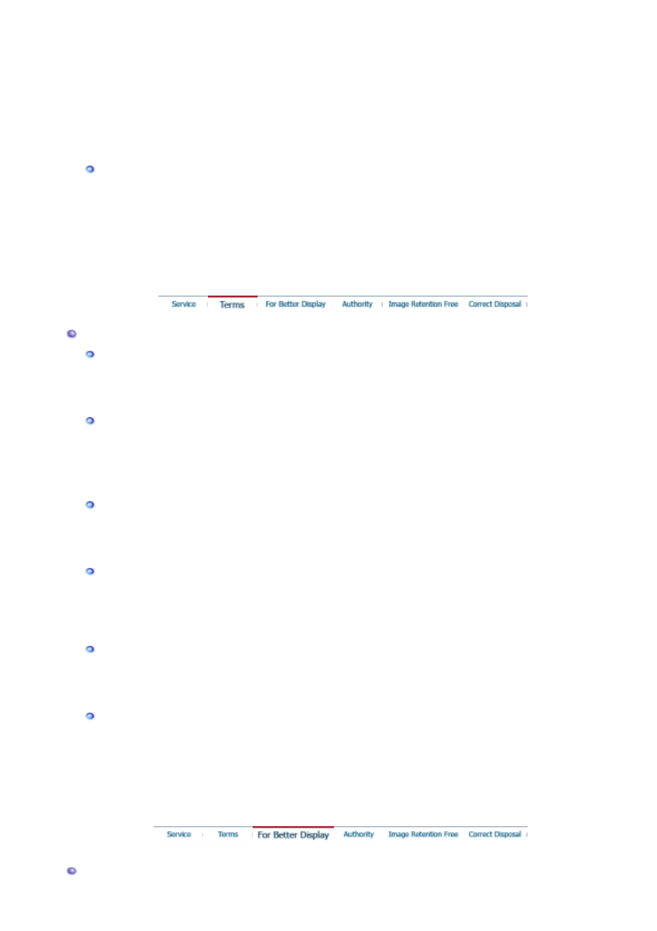 Terms, For better display | Samsung 204T User Manual | Page 68 / 72