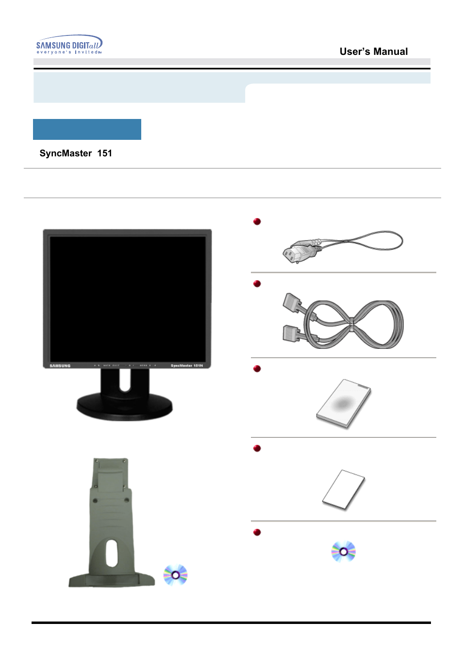 Introduction | Samsung 151S User Manual | Page 12 / 64