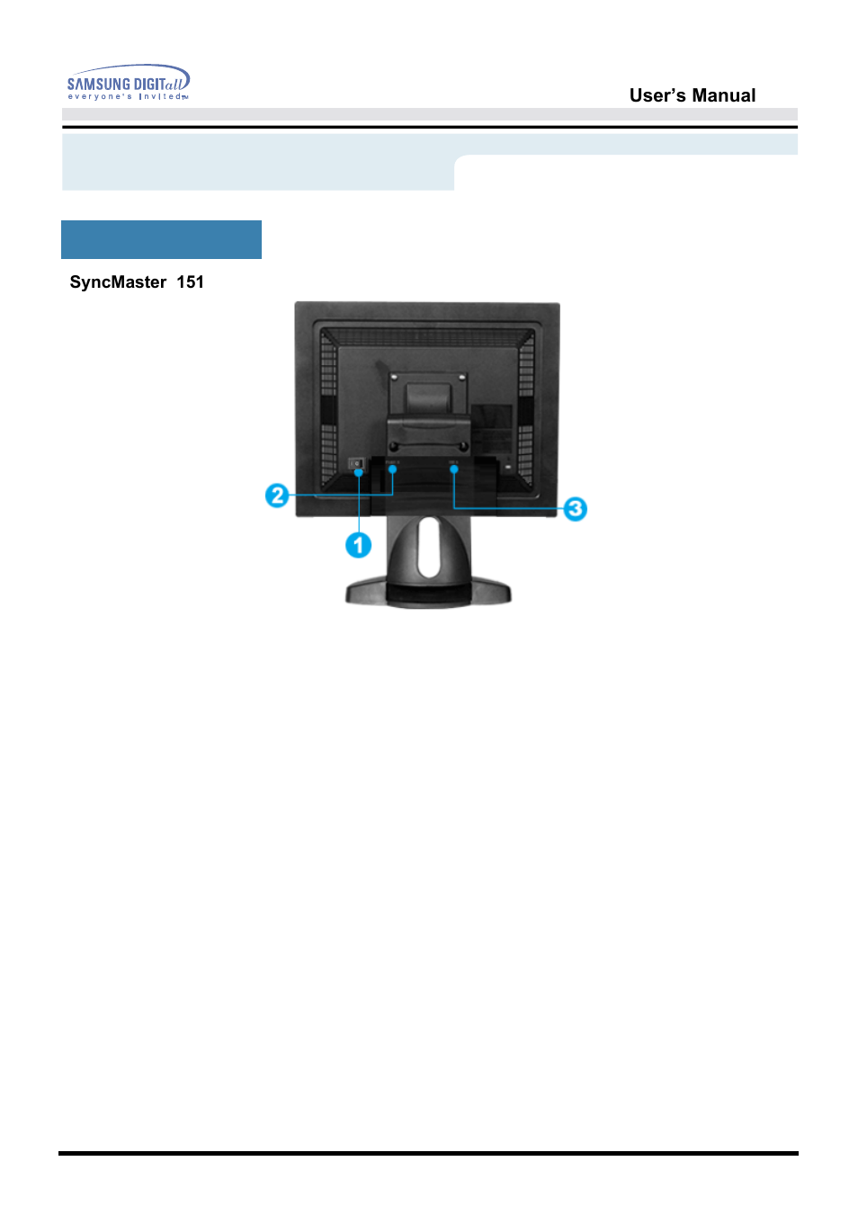 Introduction | Samsung 151S User Manual | Page 16 / 64