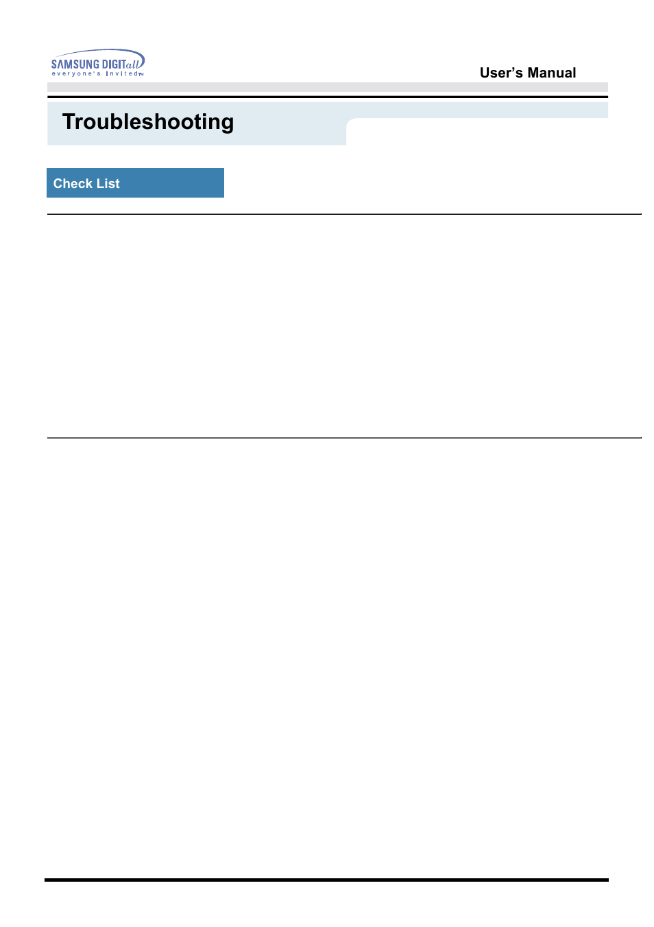 Troubleshooting | Samsung 151S User Manual | Page 36 / 64