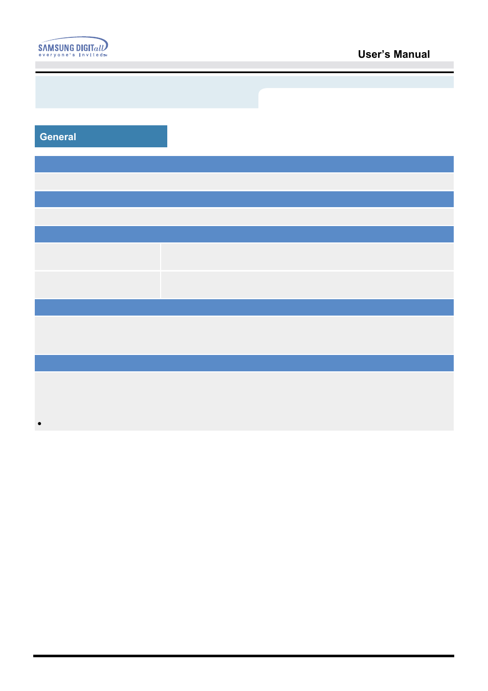 Specifications | Samsung 151S User Manual | Page 49 / 64