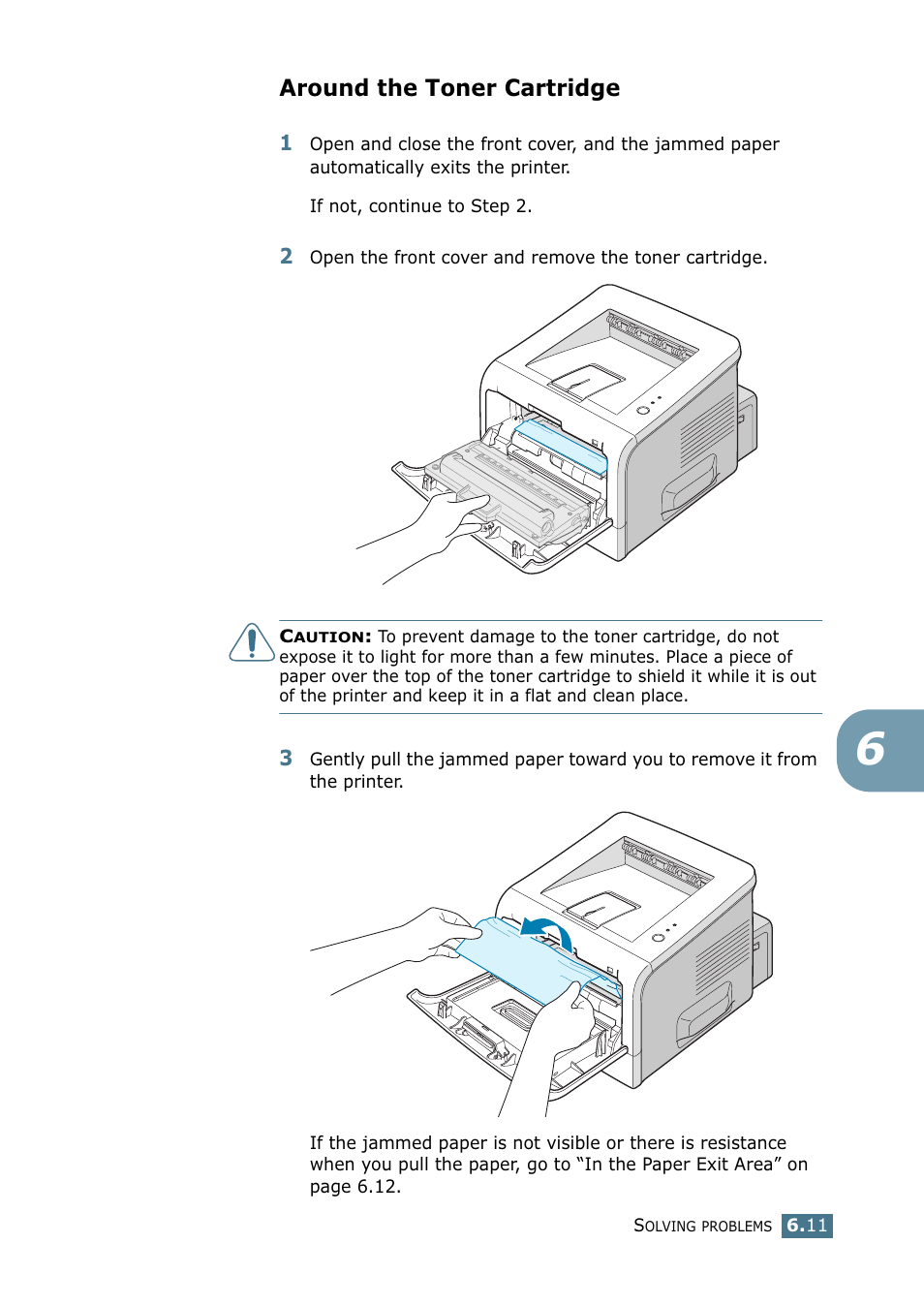 Around the toner cartridge | Samsung ML 2250 User Manual | Page 128 / 197