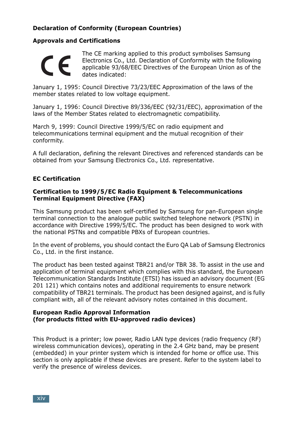 Samsung ML 2250 User Manual | Page 15 / 197
