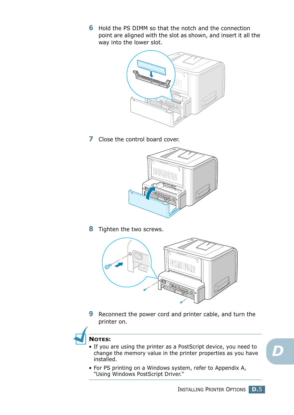 Samsung ML 2250 User Manual | Page 176 / 197