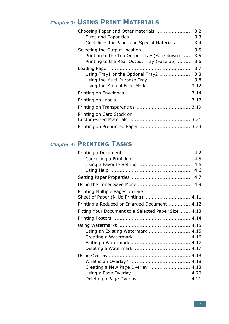 Samsung ML 2250 User Manual | Page 6 / 197