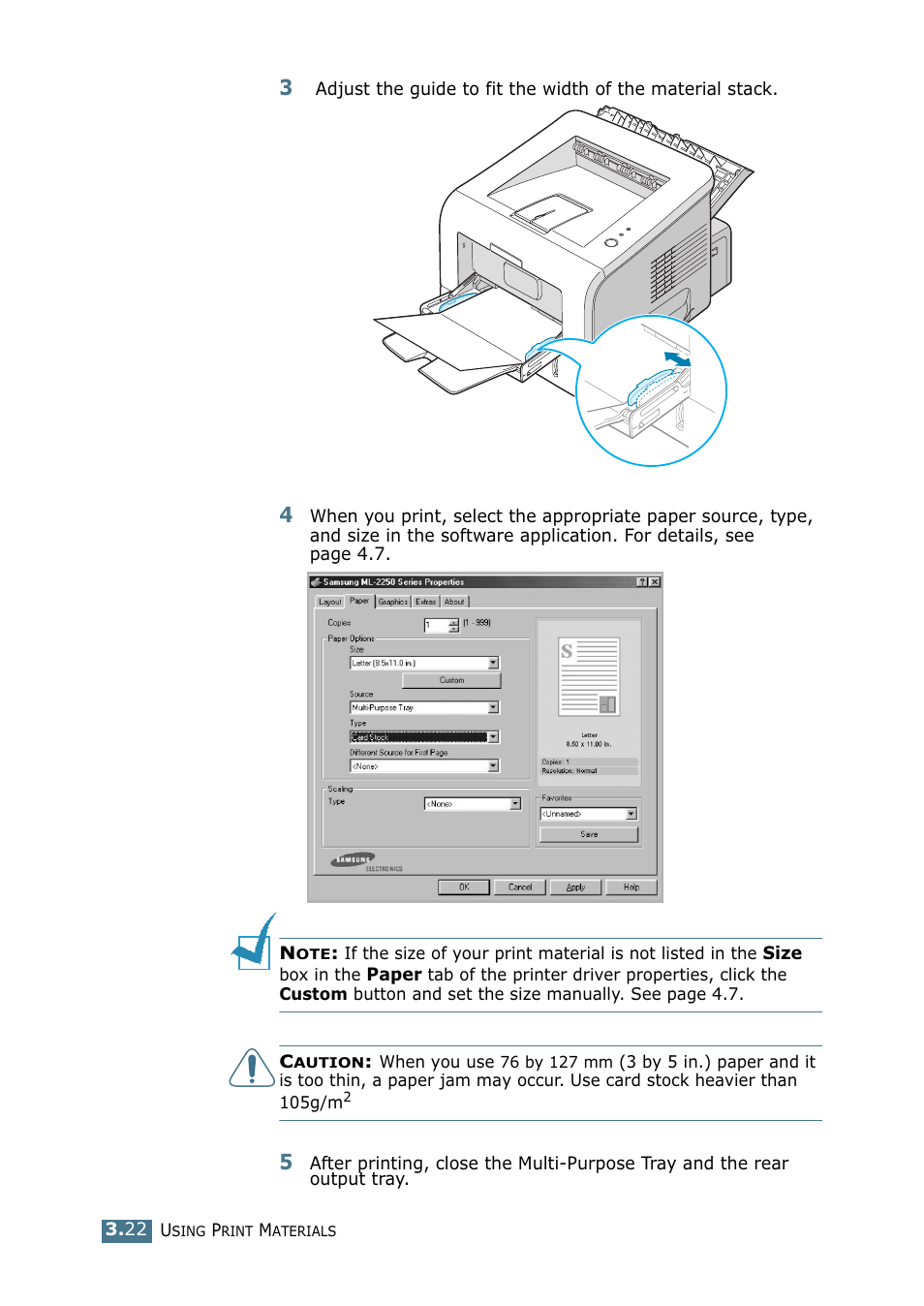 Samsung ML 2250 User Manual | Page 73 / 197